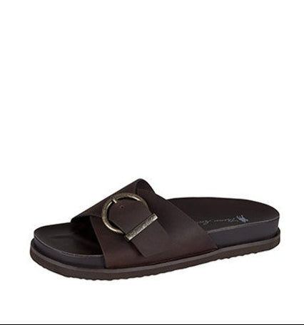 Thomas Cook Bront Buckle Leather Sandal Size 7