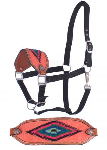Halter - Bronc Nose Aztec Halter Corral