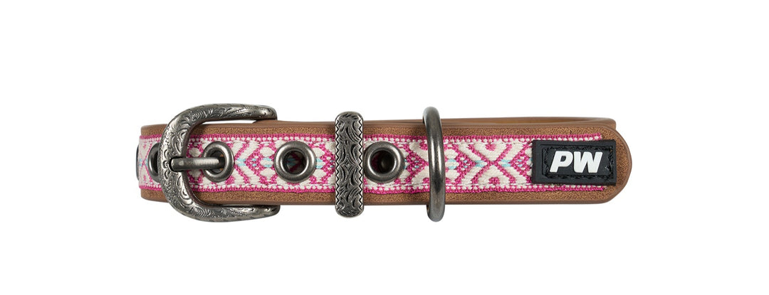 Collar - Pure Western Cosmo Pink Dog Collar