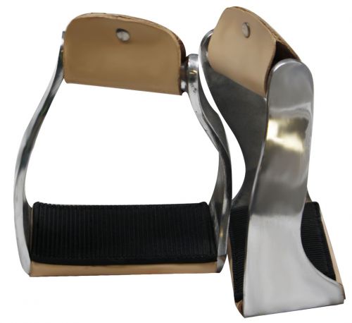 Stirrups - Twisted Angled Aluminium Stirrup Irons