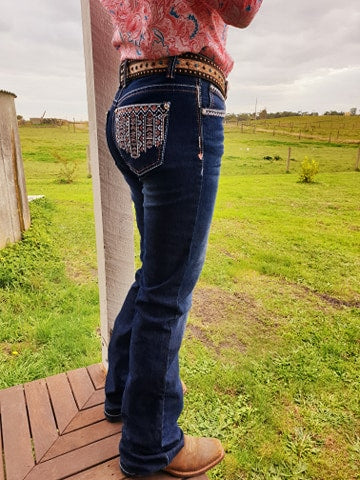 Pure Western Angie Bootcut 36" Leg Jeans size 18