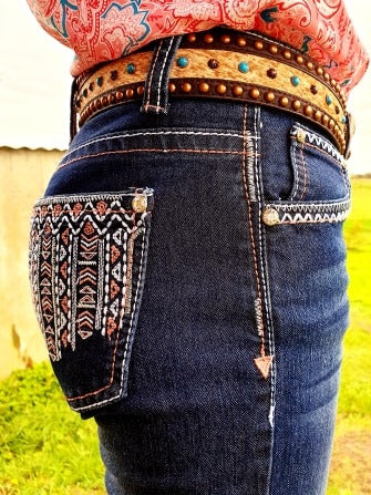 Pure Western Angie Bootcut 36" Leg Jeans size 18