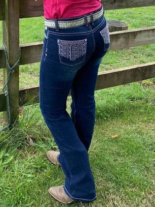 Pure Western Angie Bootcut 36" Leg Jeans size 18