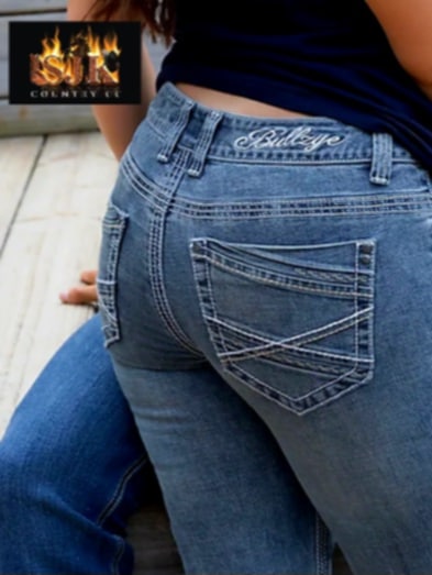 Bullzye Ladies Western Azalea Stretch Jeans