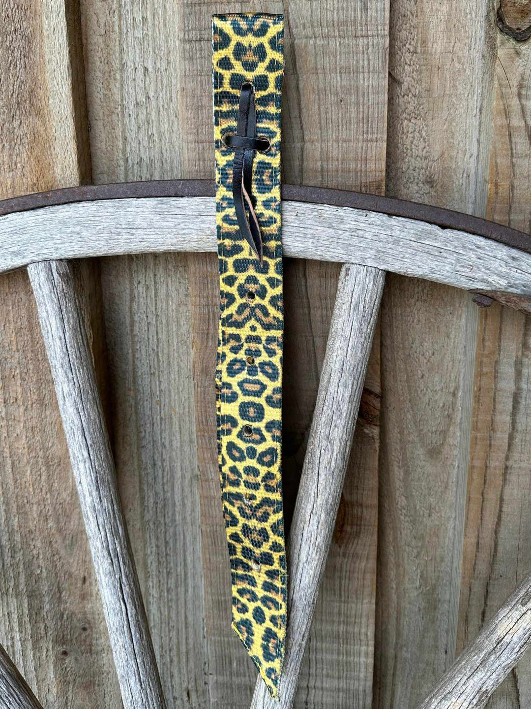 Billett - Western Billett Tie Strap & Off Billett Set Cheetah