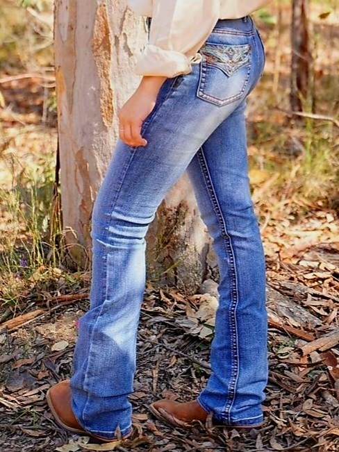 Pure Western High Rise NINA Bootcut 34" Leg Jeans