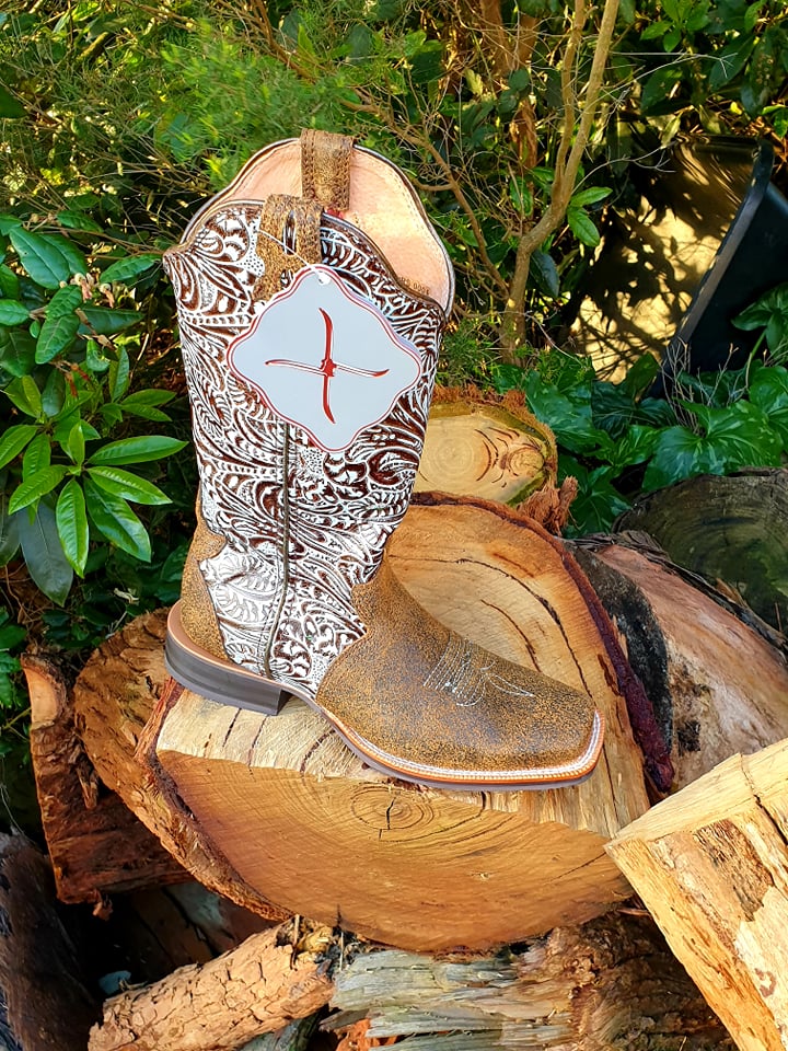 Twisted X Ruff Stock Embossed Western Cowboy Boots C – SJK