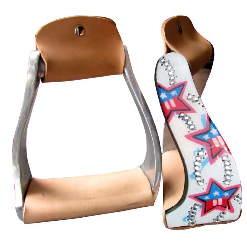 Stirrups - Angled Youth Twisted Stirrup Set