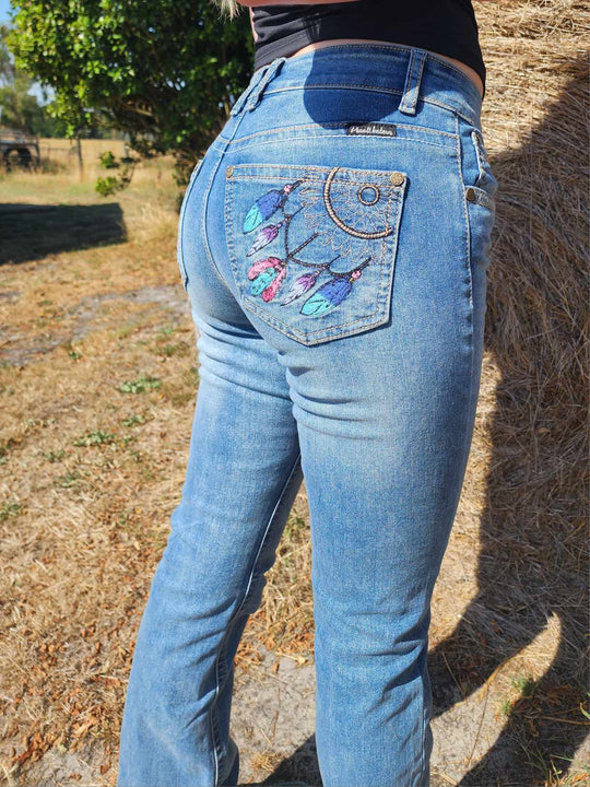 Pure Western Sunny Dreamcatcher Bootcut 34" Leg Jeans