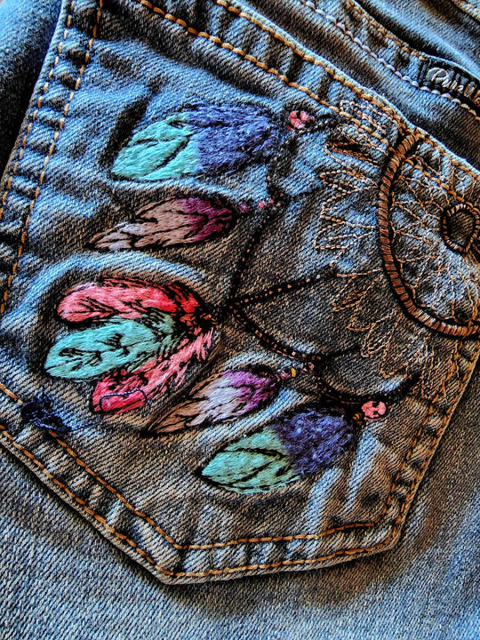 Pure Western Sunny Dreamcatcher Bootcut 34" Leg Jeans