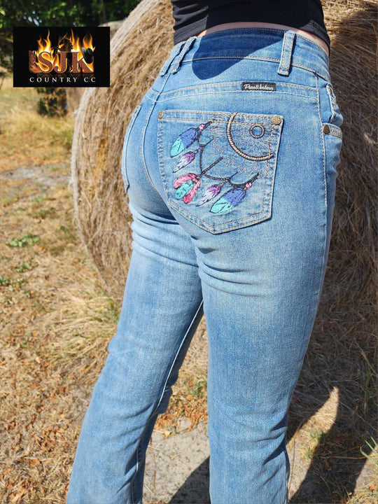 Pure Western Sunny Dreamcatcher Bootcut 34" Leg Jeans