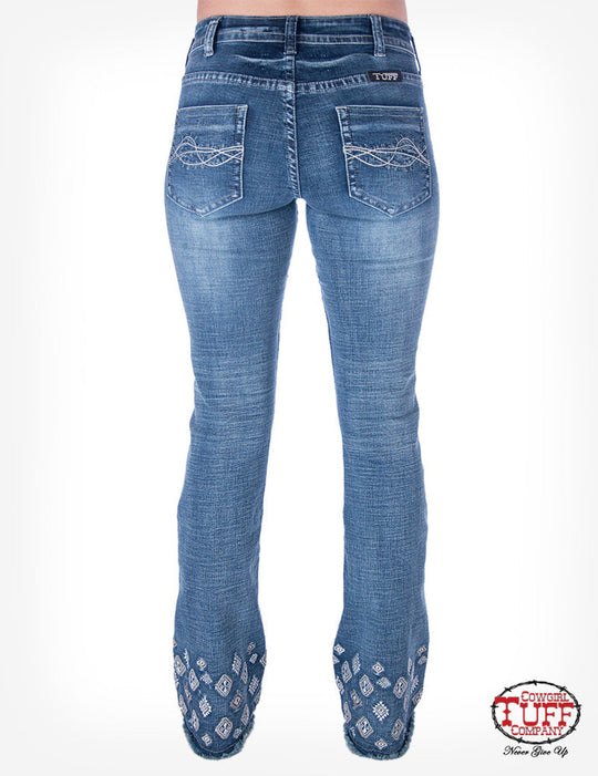 Cowgirl Tuff Trouser Aztec Tuff Flex Jeans Size 29 (AU 13)  Reg