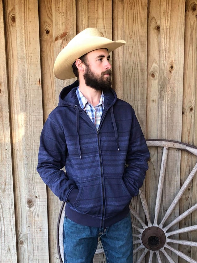 Jumper Mens Wrangler Easton Hoodie Jacket Size M or 2XL – SJK