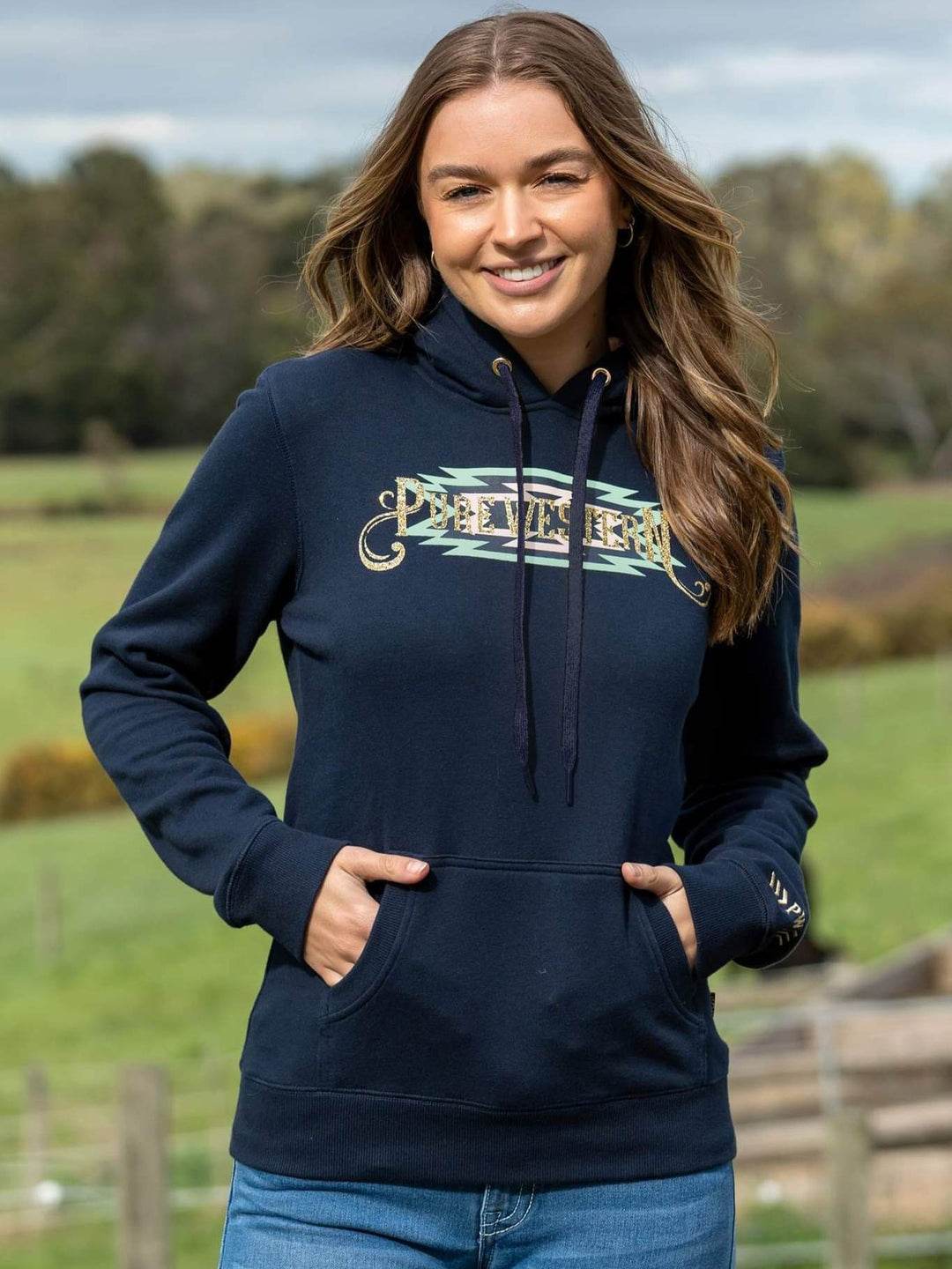 Pure Western Ladies Catherine Pullover Hoodie Jumper