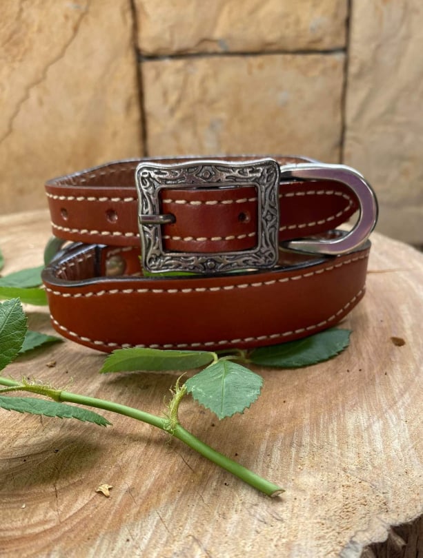 Collar - Couture Leather Western Dog Collar