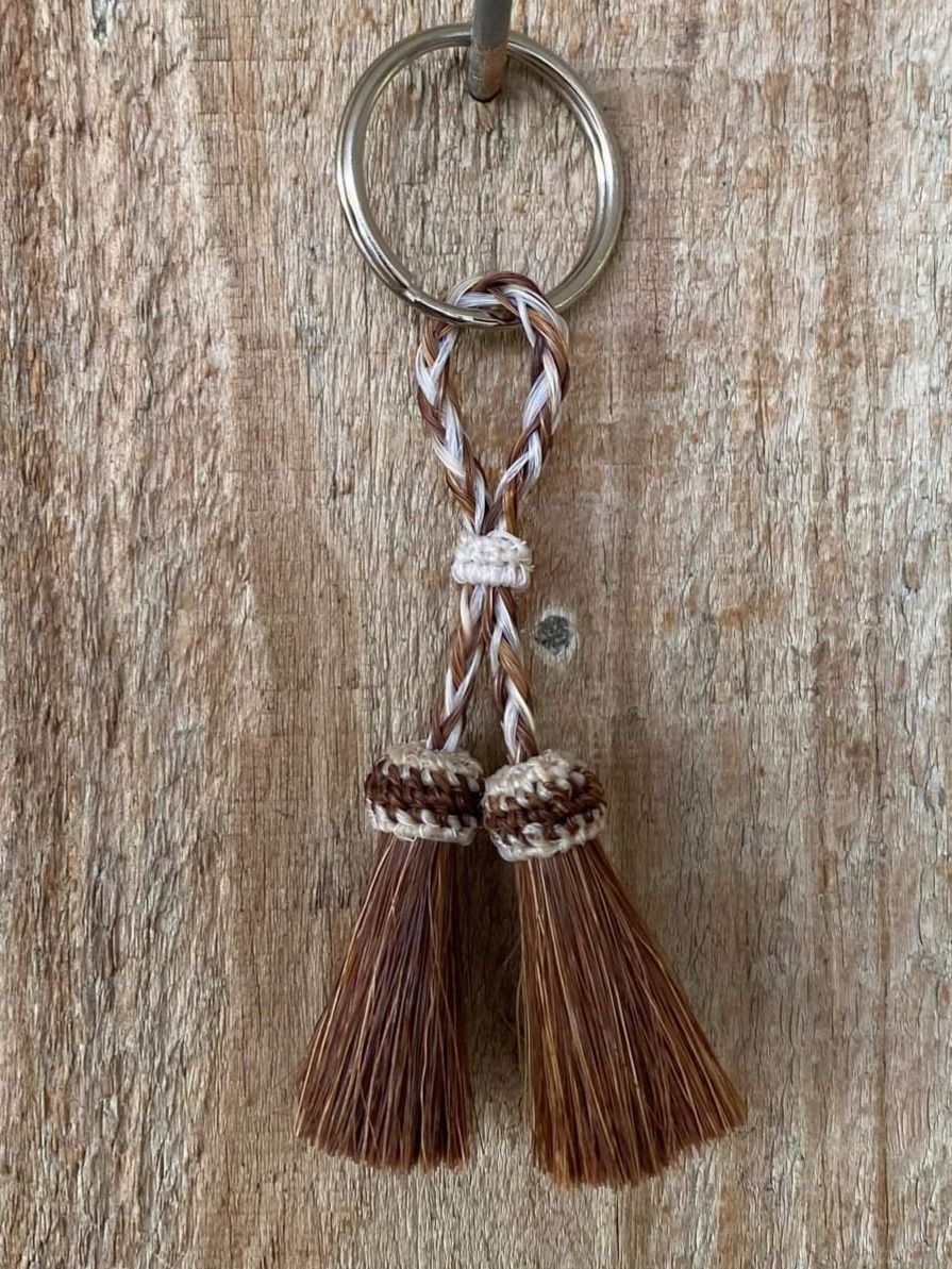 Gift - Genuine HH Mule cut Key ring or Bag Charm