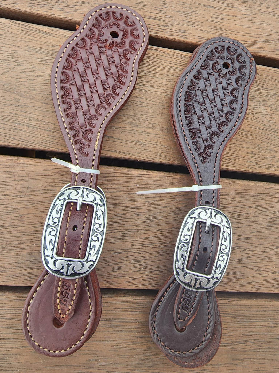 Strap - USA Made Ladies size Spur Strap Basketweave