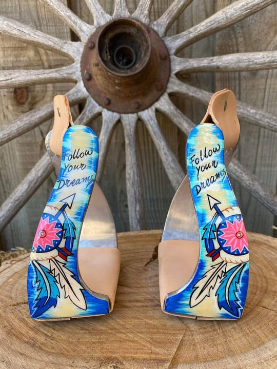 Stirrups - Angled Follow My Dream Dreamcatcher Print
