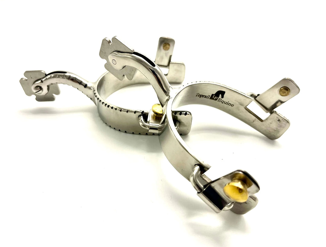 Spurs -  Stainless Show Spur Set Ladies Size