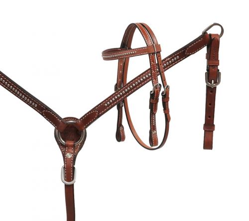 Western Tack Set - Small Pony  Leather Bridle/ Breastcollar