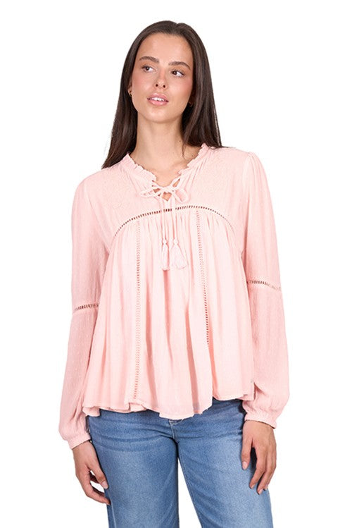 Wrangler Eliissa Blush Blouse Size 14