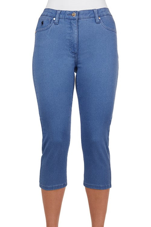 Thomas Cook Suzie Stretch Capri Jeans Size 14