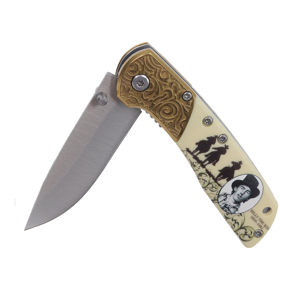 Knive - Billy The Kid Print Pocket Knife Gift Pack