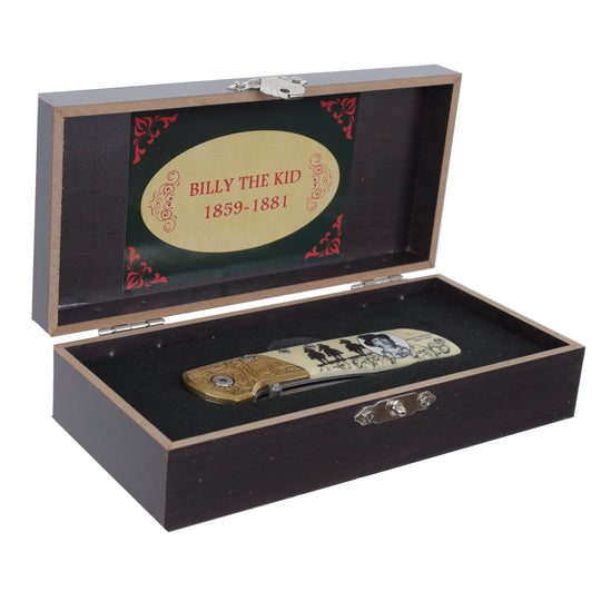 Knive - Billy The Kid Print Pocket Knife Gift Pack