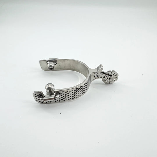 Spurs -  Stainless Short Shank Spur Set