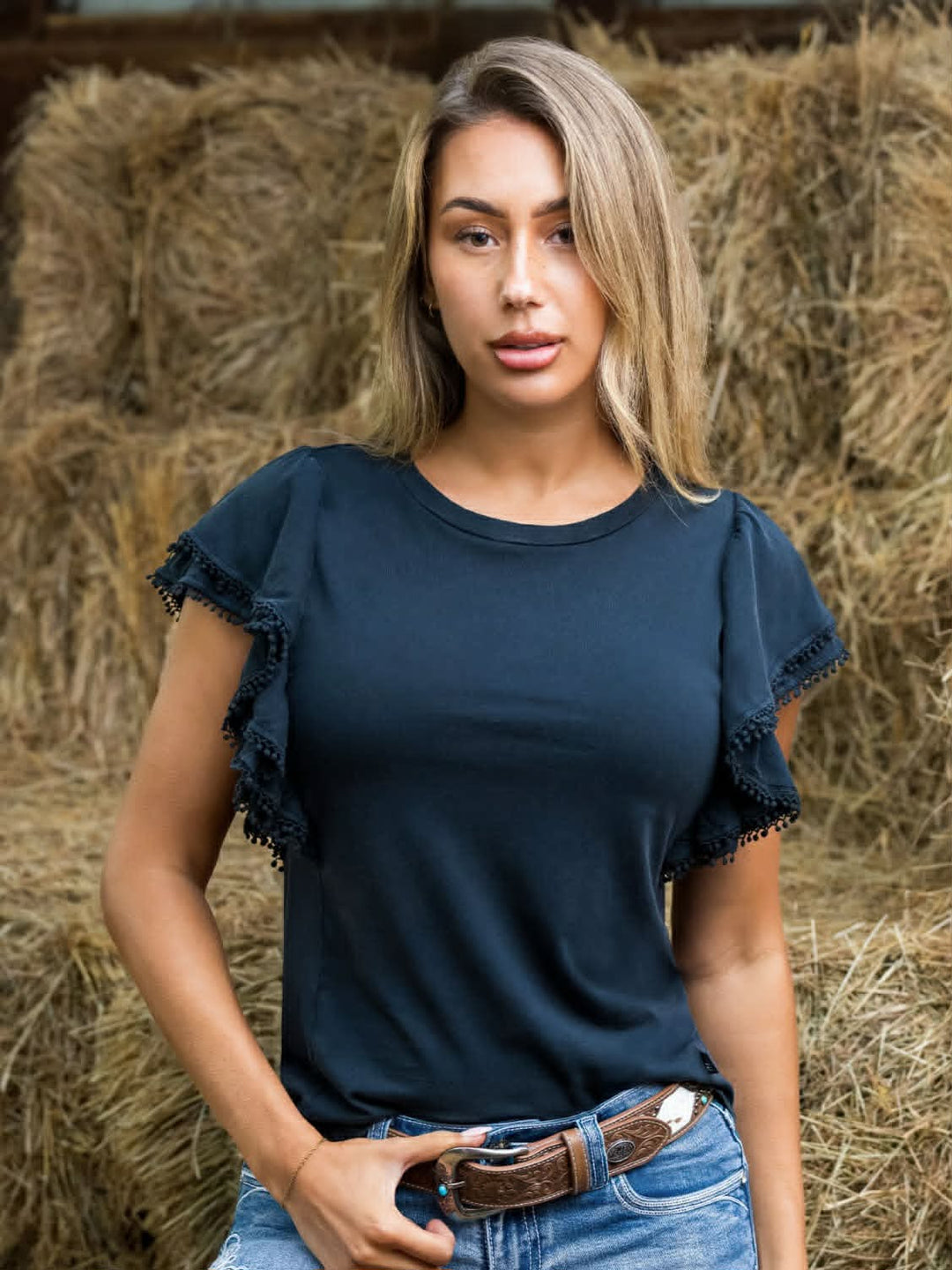 Pure Western Leah Top Tee Shirt