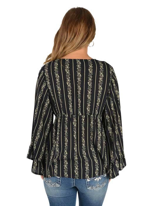 Pure Western Lilabeth  Blouse Long sleeve Top