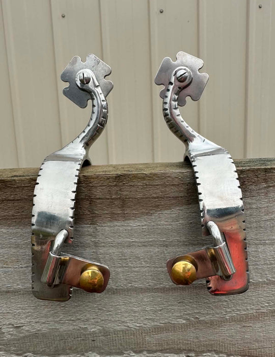 Spurs -  Stainless Show Spur Set Ladies Size