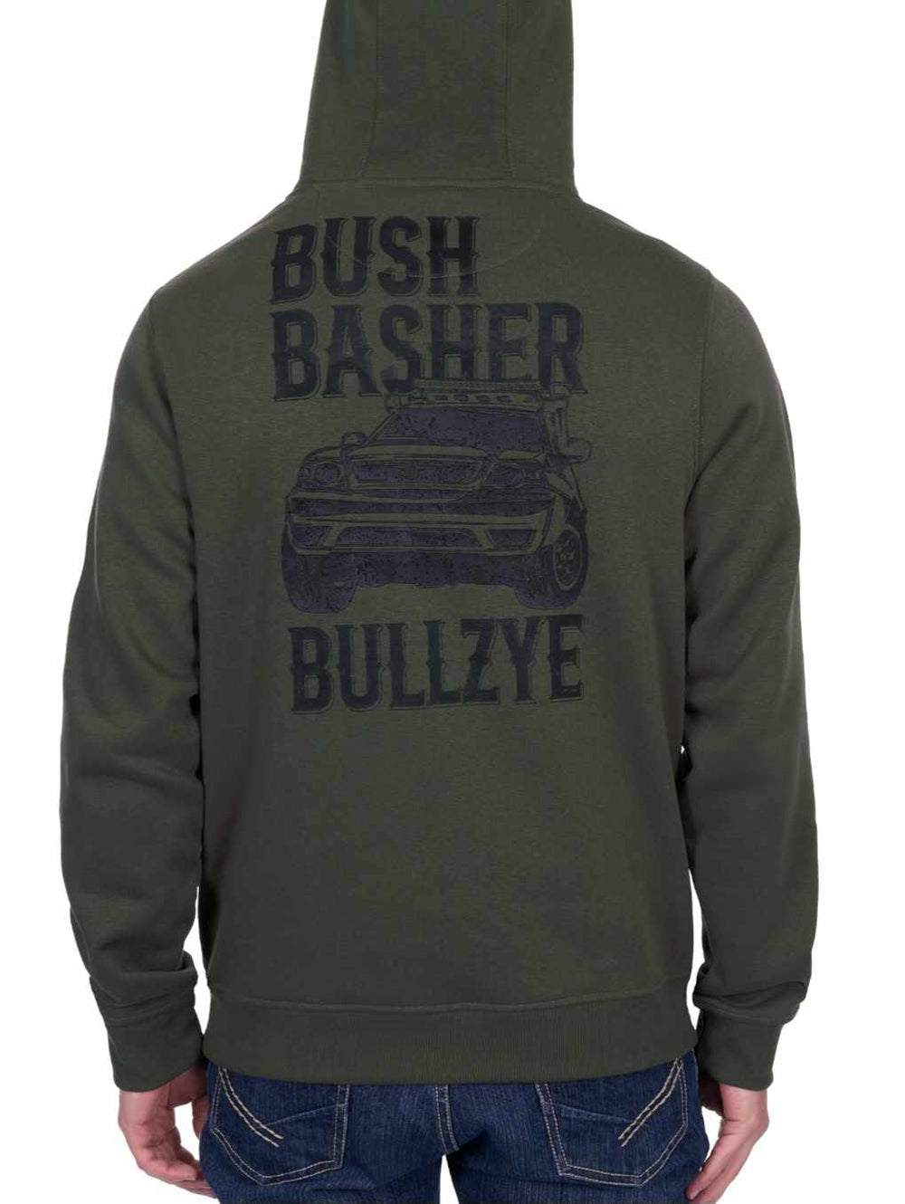 Jumper - Mens Bullzye Bush Basher  Pull over Hoodie