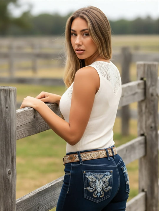 Pure Western Robin Tank Singlet Top
