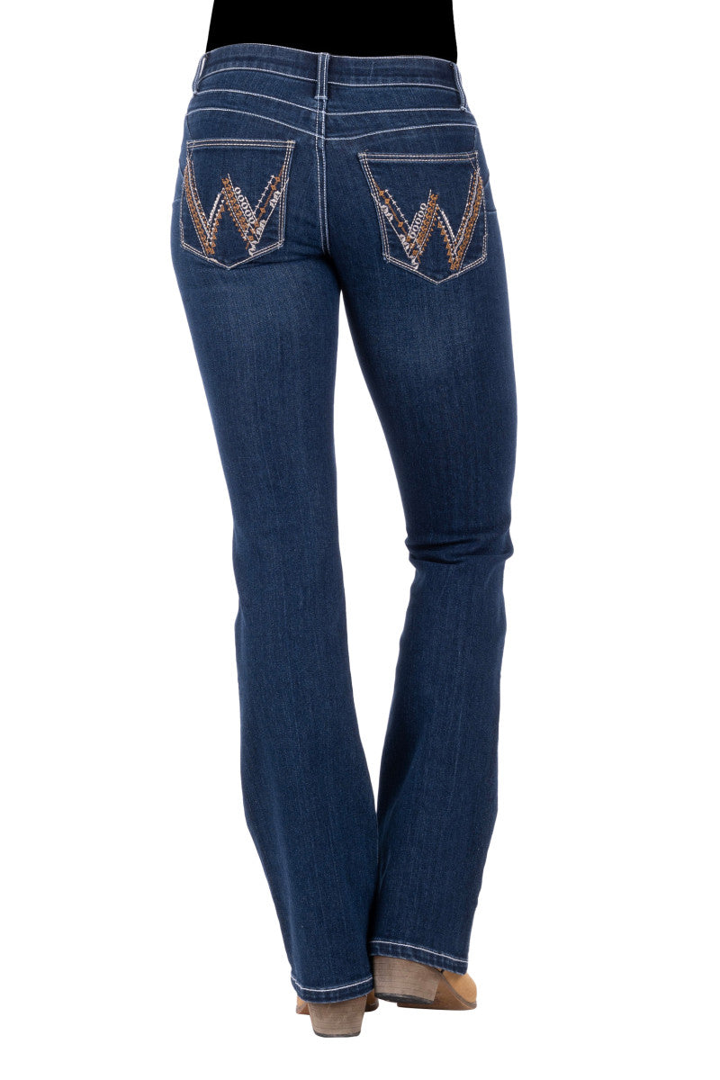 Wrangler Amelia Q Baby Booty Up Riding Jeans