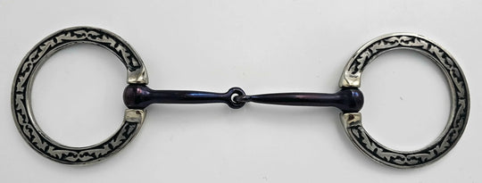 Bits - Western Show Snaffle Silver Overlay 5 1/4"