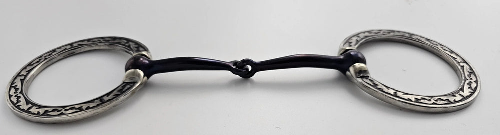 Bits - Western Show Snaffle Silver Overlay 5 1/4"