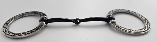 Bits - Western Show Snaffle Silver Overlay 5 1/4"