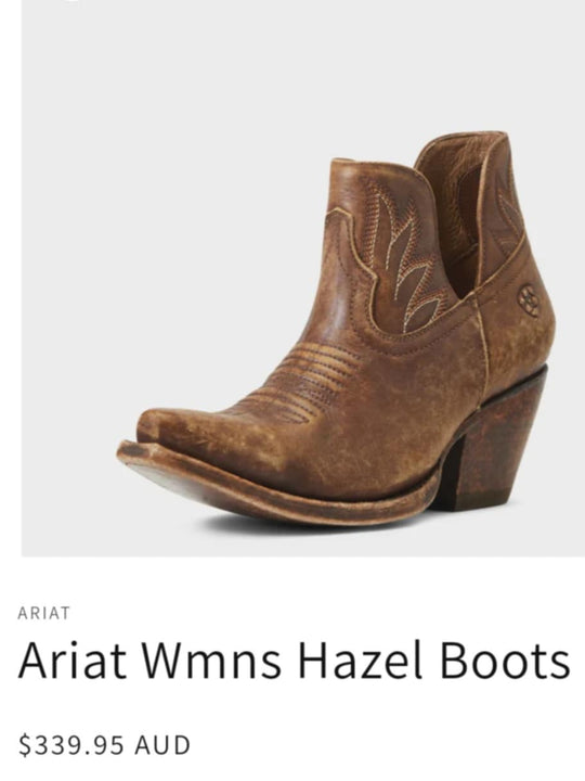 Ariat Hazel Leather Booties  EU 38