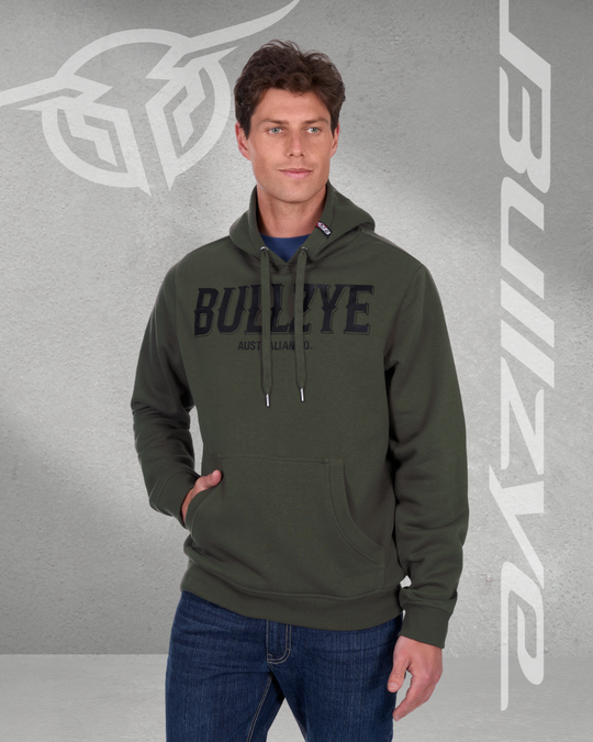 Jumper - Mens Bullzye Bush Basher  Pull over Hoodie
