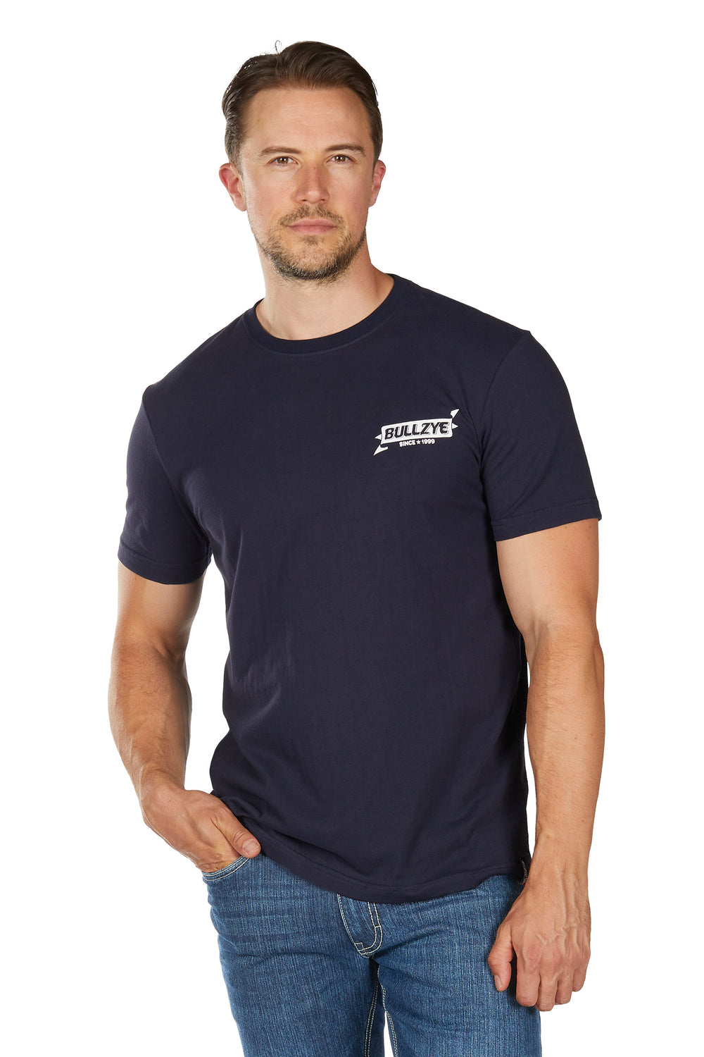 Tee - Bullzye Mens Brew Western Tee Shirt