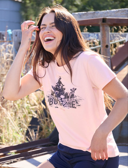 Bullzye Ladies Lucy Tee Shirt Pink