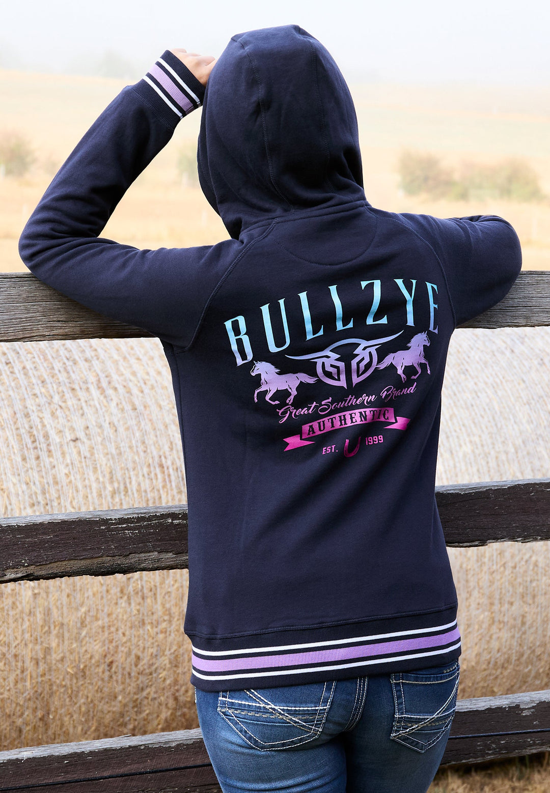 Bullzye Jemma Hooded Jumper Hoodie Zip Up