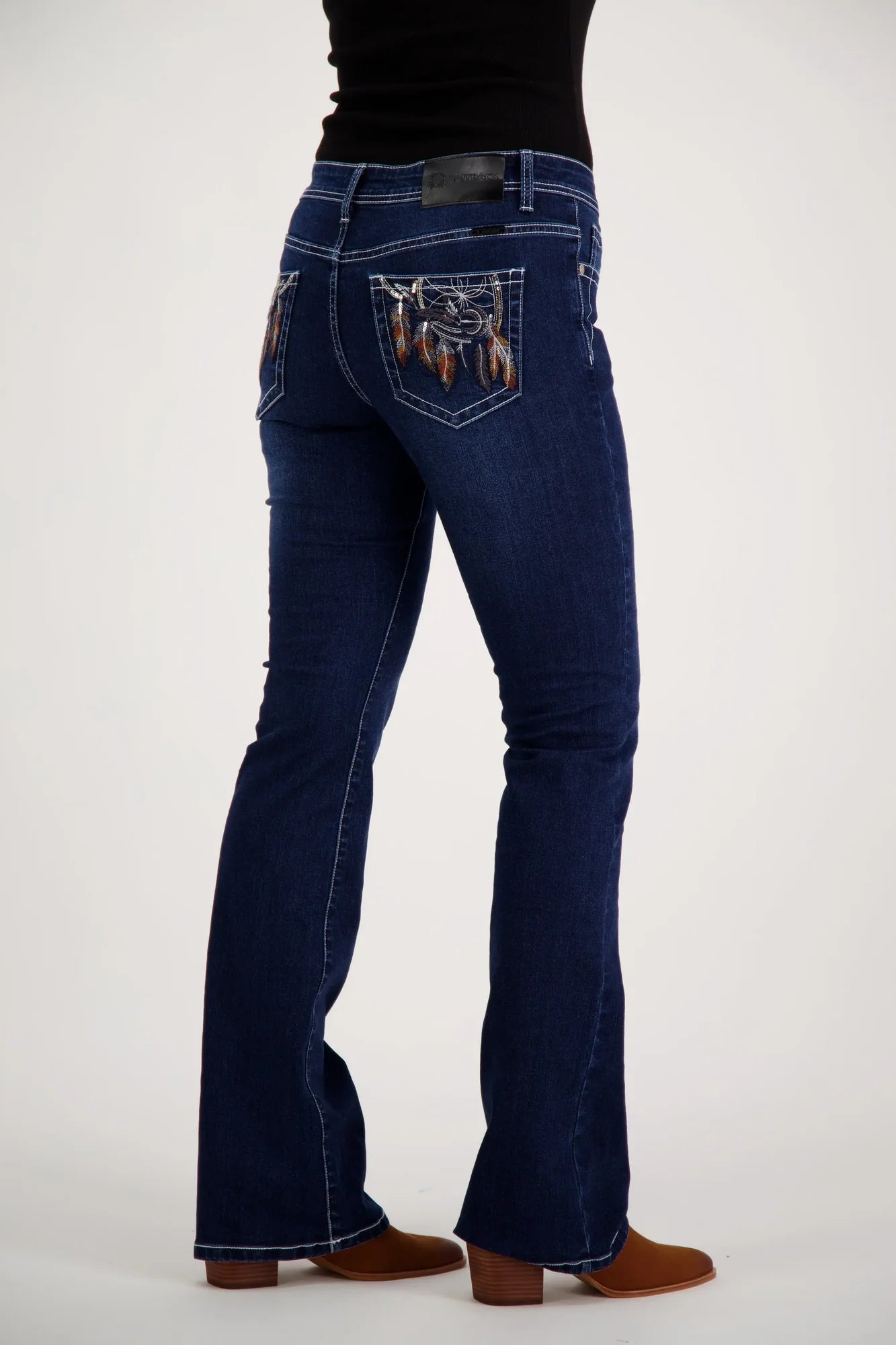 Outback Claudette Mid Rise Stretchy Jeans