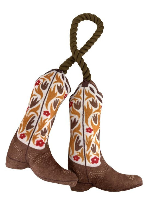 DOG TOYS - Cowboy Boot Soft Dog Toy