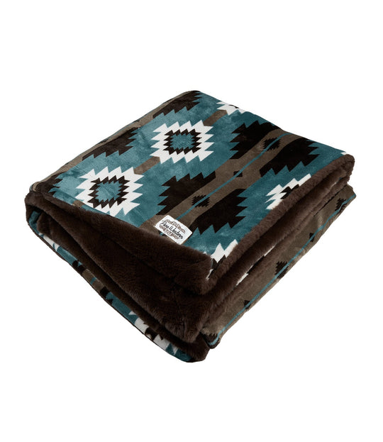 Pure Western Samara Queen Throw Blanket Aztec