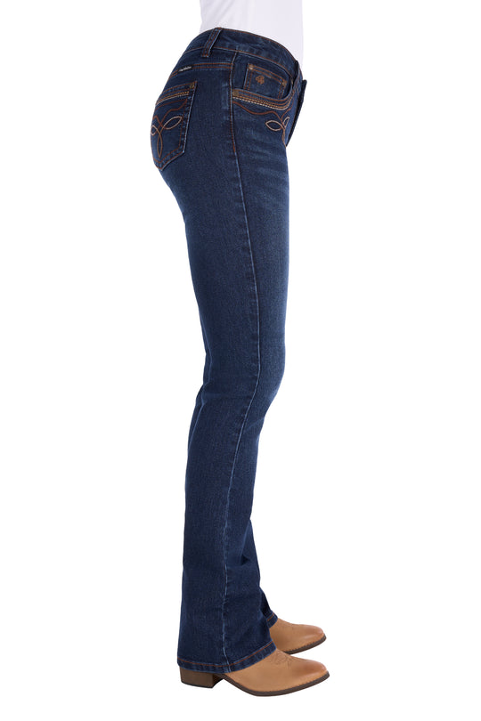 Pure Western Eden Mid Rise Bootcut 34" Leg Jeans