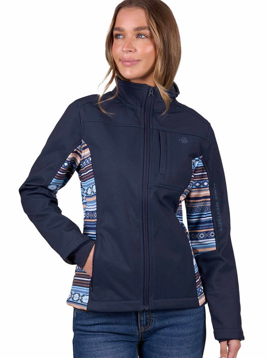 Pure Western Ladies Misha AZTEC Waterproof Softshell Jacket