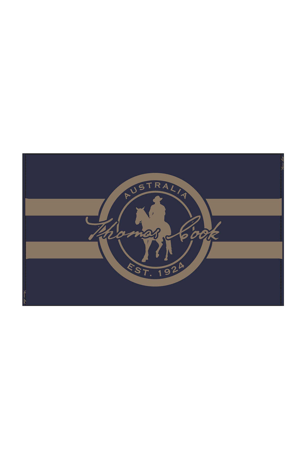 Giftware - Thomas Cook horse Beach Towel Tan/navy