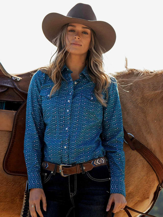 Pure Western Ladies Tomeka Cotton Shirt